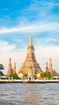 Beautiful scenery of Thai temples