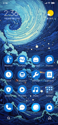 Night Sky Coastal