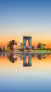 傍晚时分的浪漫