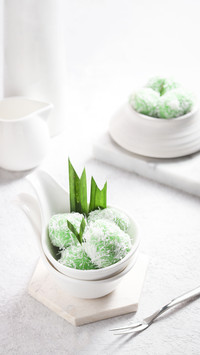 Klepon is a Traditional Indonesian Cake