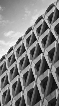 The rhombus dialogue between concrete and metal 2