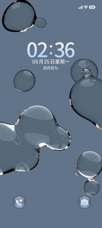 简约晶莹剔透水珠