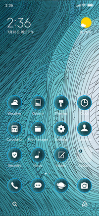 abstract blue