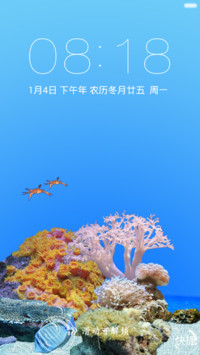 海洋气泡（动态锁屏+动态图标）