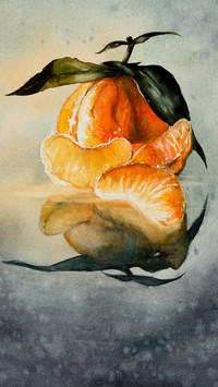 Healing oil painting