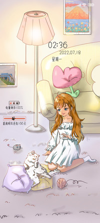 少女与猫