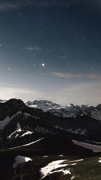 星空山峰