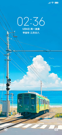 小清新日系火车道