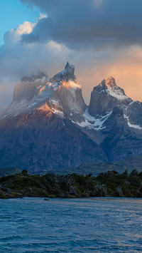 Three Towers in Baine National Park, Chile
