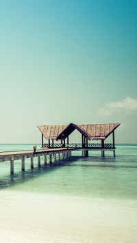 Jetty on a beach