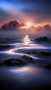 Fairyland sea of clouds