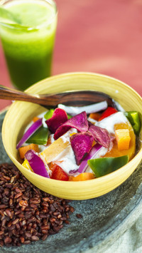 Coconut and tofu curry