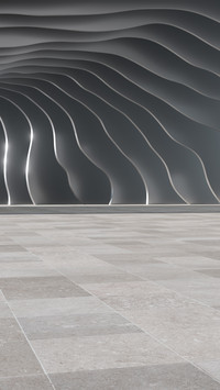 Grey architectural space