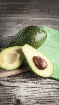 Avocadoes on Table