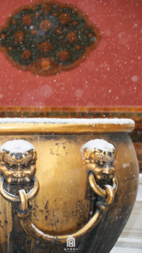雪落故宫