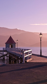 The most beautiful sunset pier