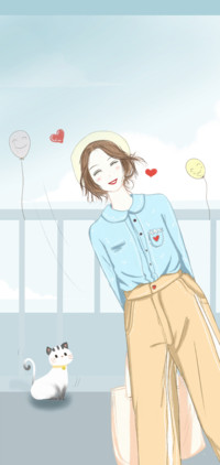 微笑的女孩