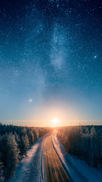 Nice sun and moon