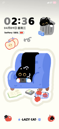 沙发小懒猫