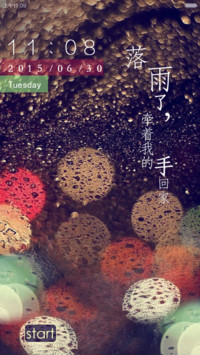 落雨了，牵着我的手，回家