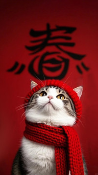 红喵报春福气来