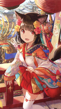 娇艳和服少女