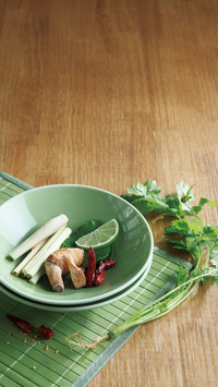 A variety of thai cuisine spices
