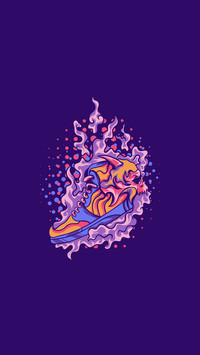 Illustration of cool sneakers
