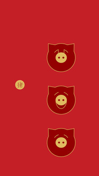 新年小猪-拍信图库
