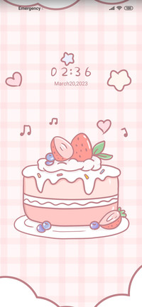 Heartwarming cake