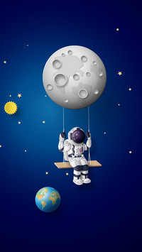 Q version of the Astronaut