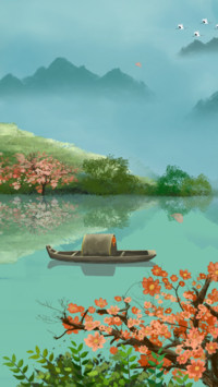 群山鹤影