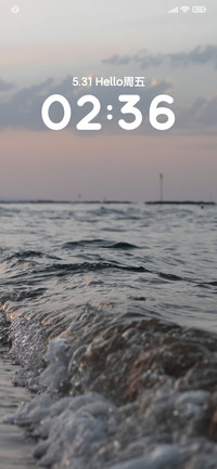 海浪清新ins简约