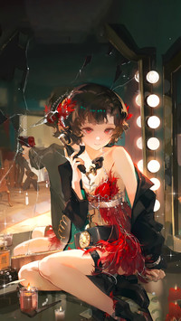 光影绘就少女灵韵