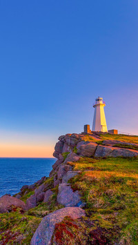 View of Cape Spear Lighthouse at Newfoundland, Canada