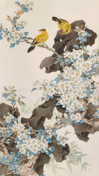 国风花鸟壁纸-锐景创意