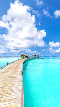 Amazing panorama blue sea seascape, sunshine sky clouds