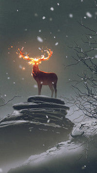Illustration of a deer