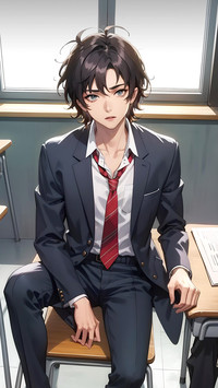 Handsome student-Desity