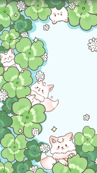 The fox and the four-leaf clover