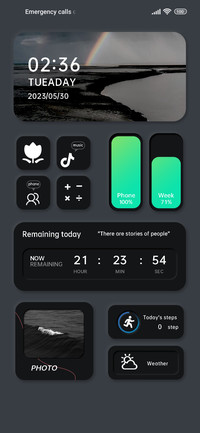 minimalist black