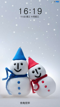 可爱雪人