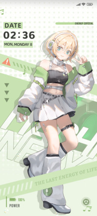 Electronic girl 