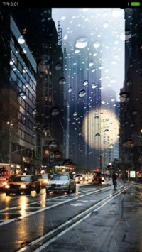 下雨的街