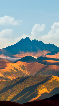 贡嘎山 云海雪山梦