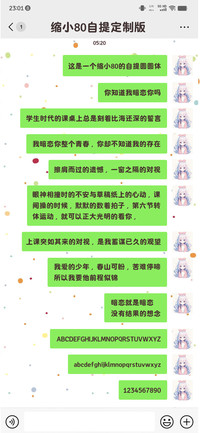 缩小80自提定制版