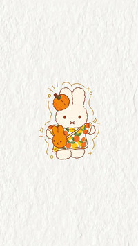可爱治愈卡通贴画壁纸-锐景创意