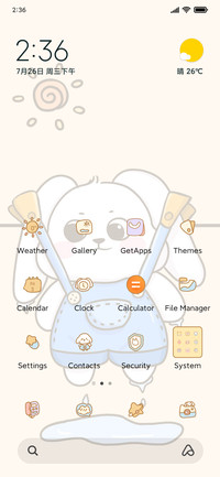 Drying bunny doll