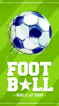 Concept of soccer ball, sport games, football match
