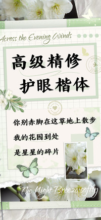高级精修护眼楷体